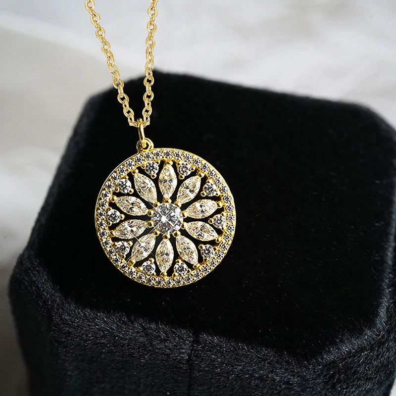 Soléa Lumière Sunflower Necklace