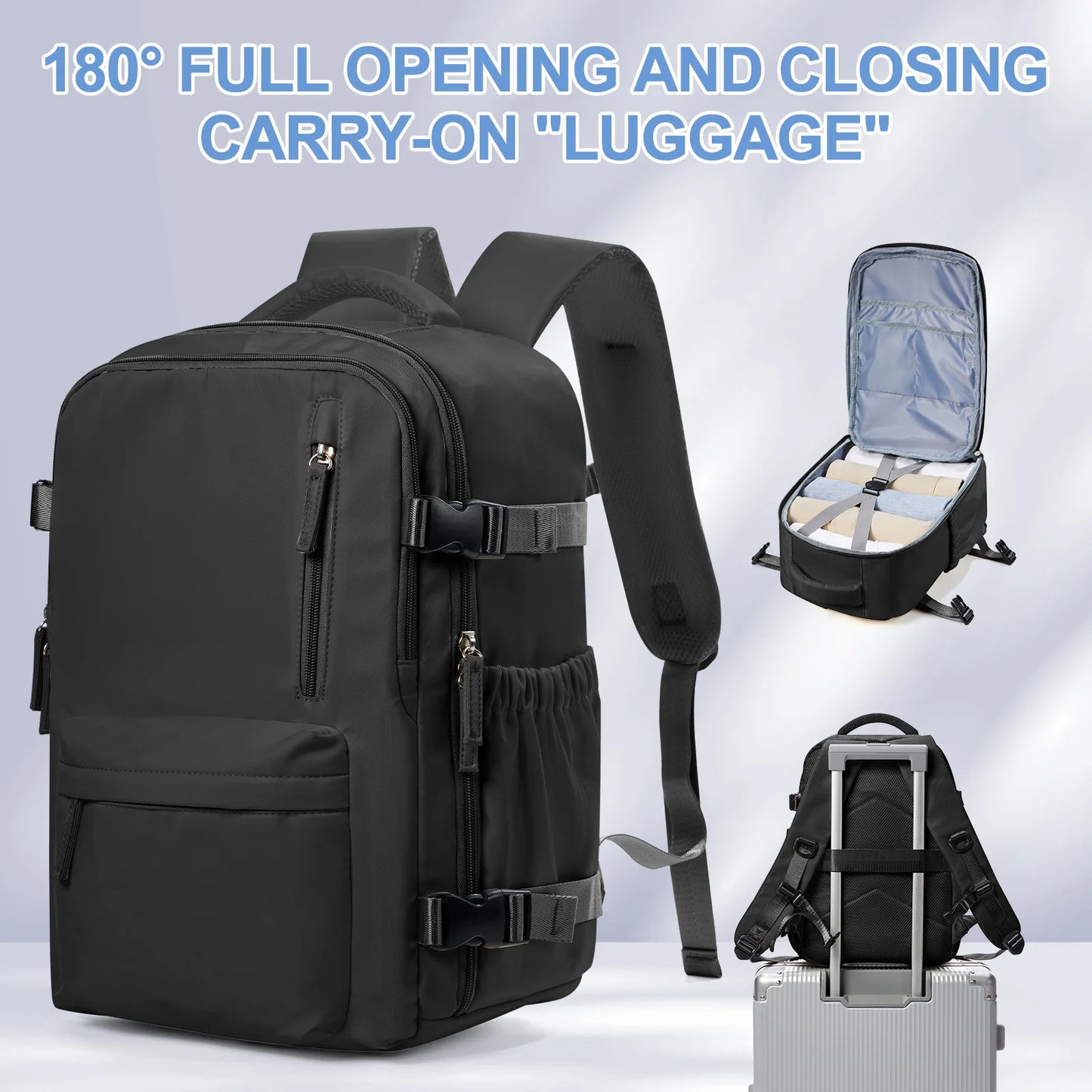 AirVoyager Max – Carry-On Backpack 40x20x25 for Ryanair & EasyJet