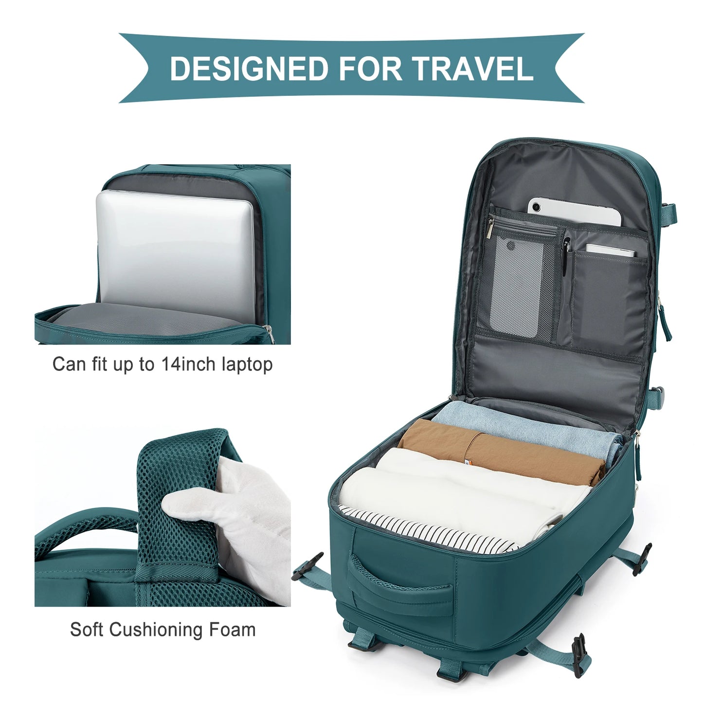 CabinMate 40 – Ryanair Hand Luggage Backpack for Travel & Work