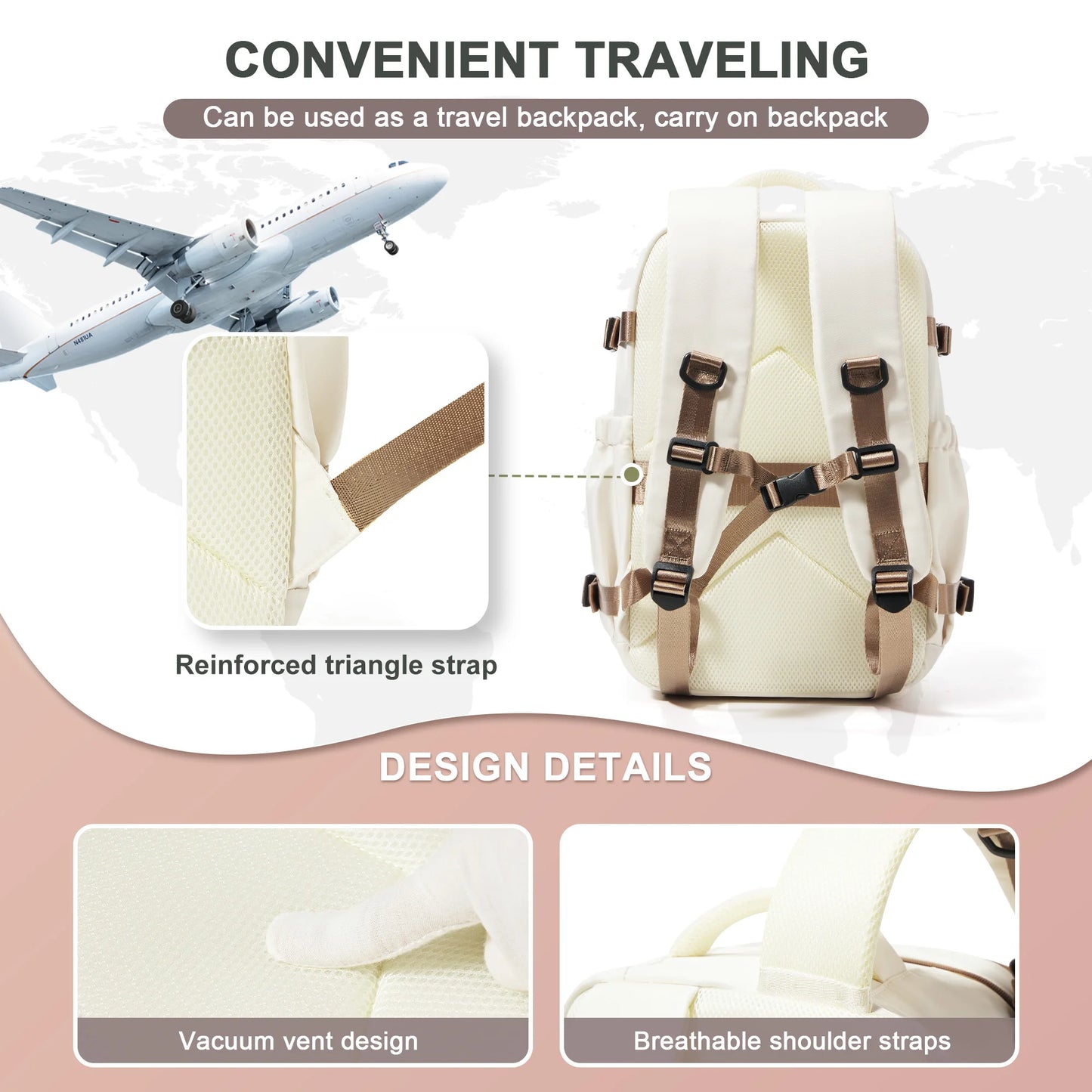 AirPorter Pro – 40x30x20 Carry-On Backpack with Laptop Compartment