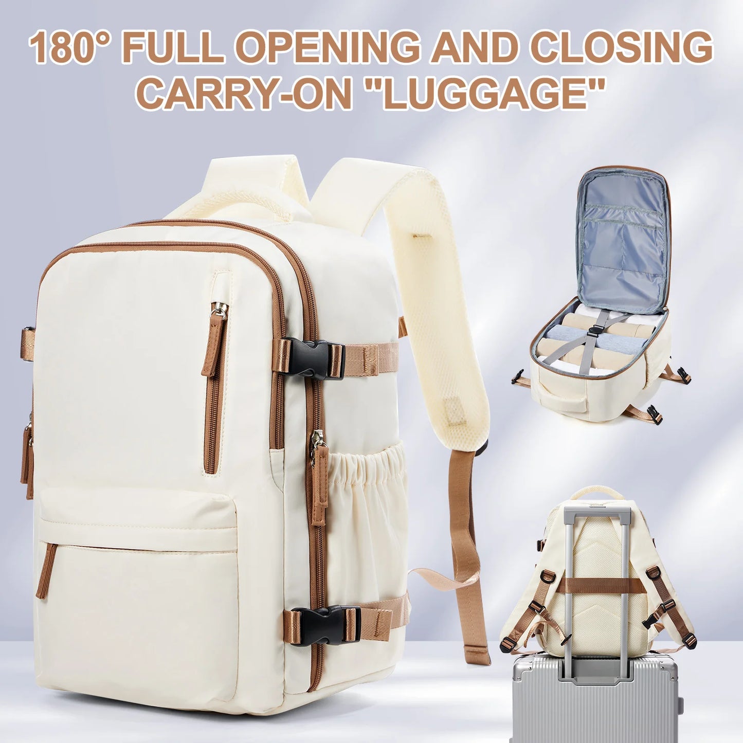 AirVoyager Max – Carry-On Backpack 40x20x25 for Ryanair & EasyJet