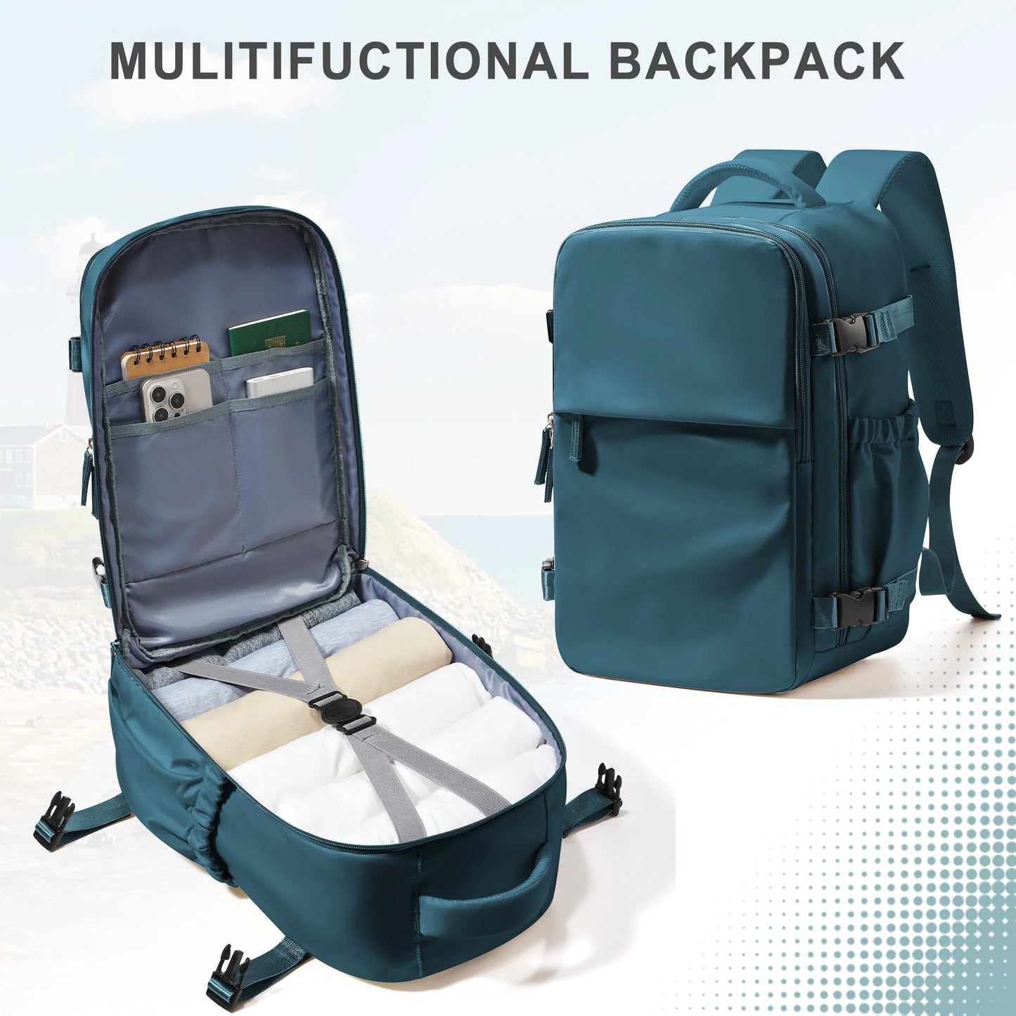 AirPorter Pro – 40x30x20 Carry-On Backpack with Laptop Compartment