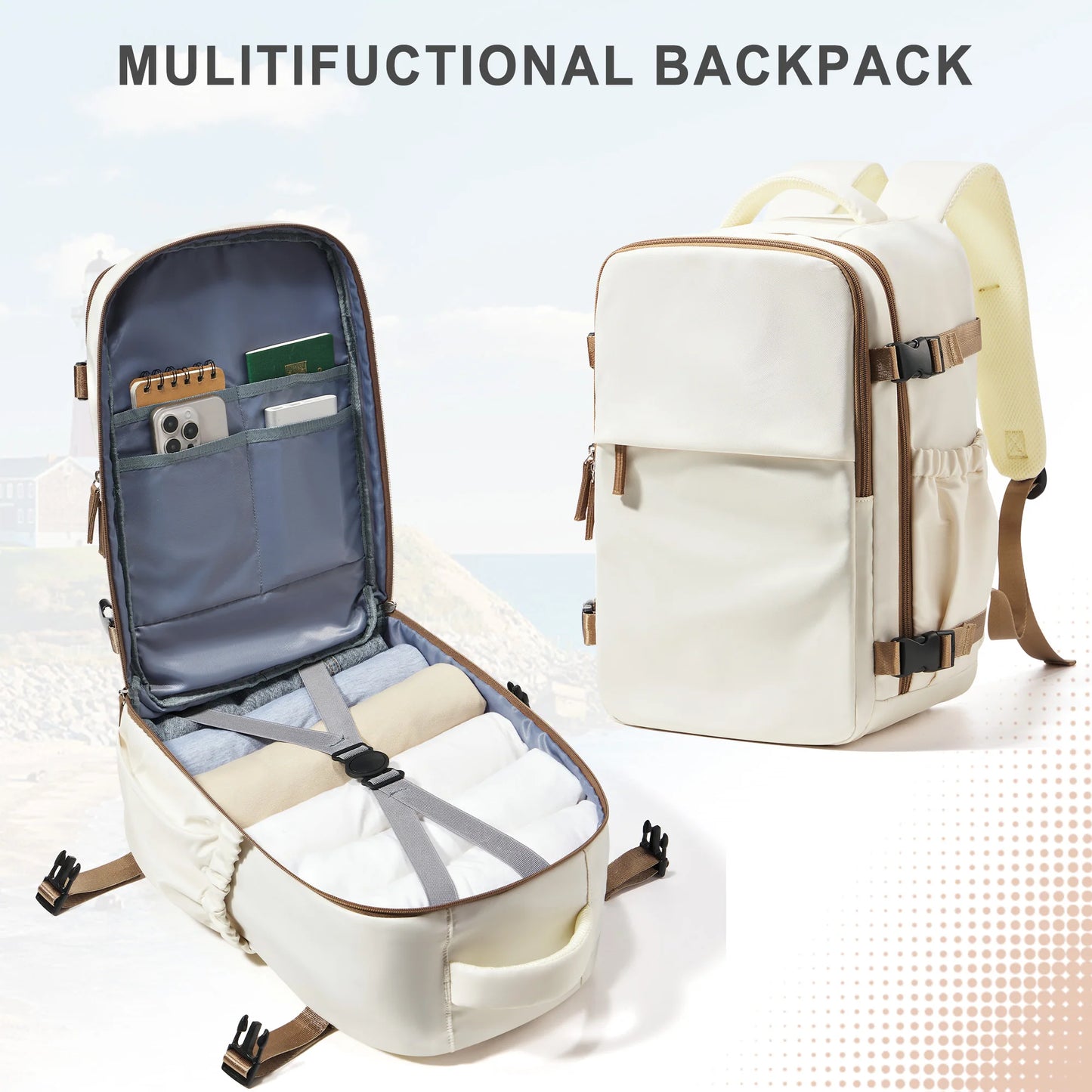 AirPorter Pro – 40x30x20 Carry-On Backpack with Laptop Compartment