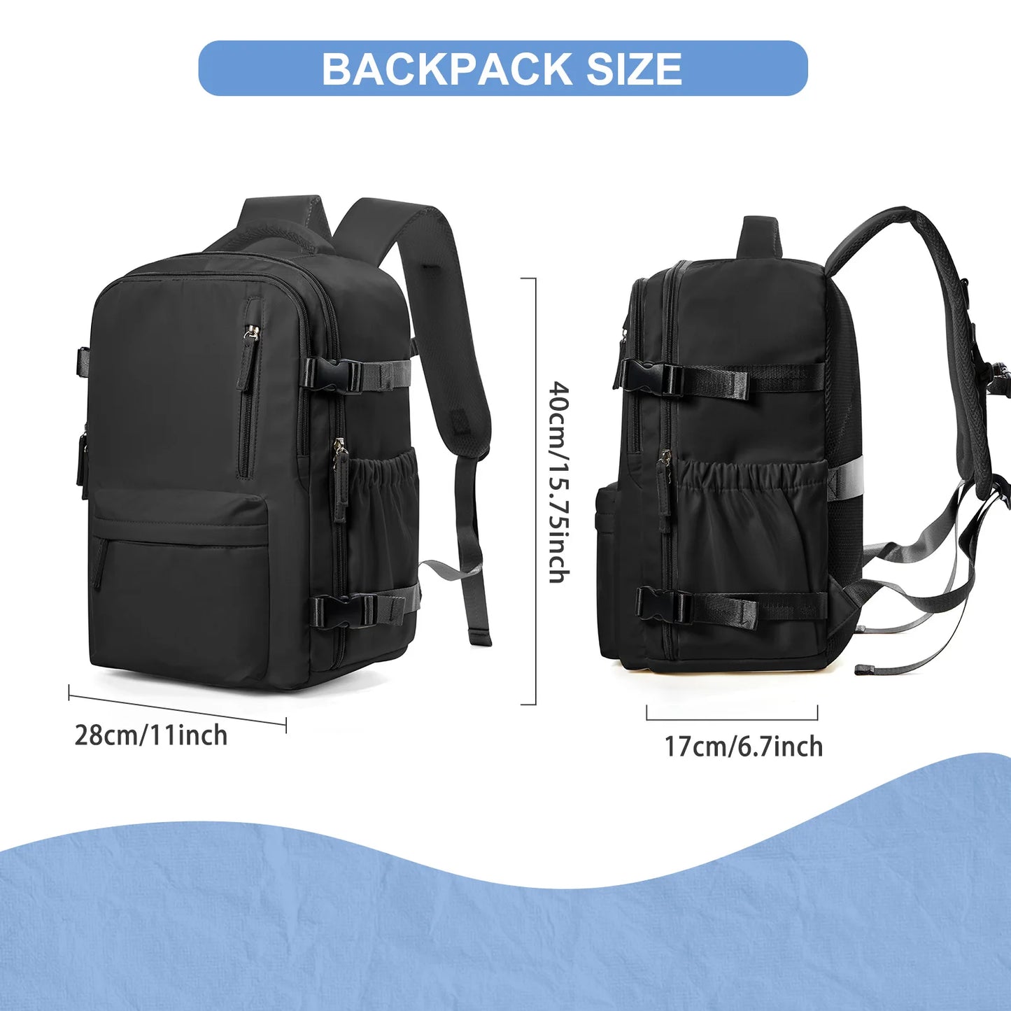AirPorter Pro – 40x30x20 Carry-On Backpack with Laptop Compartment