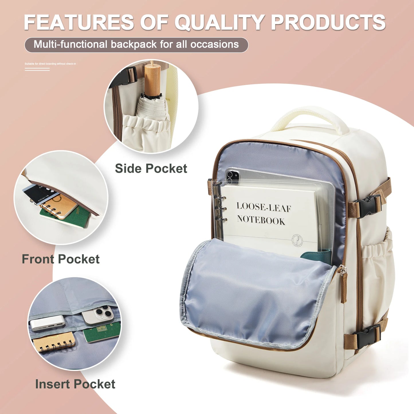 AirPorter Pro – 40x30x20 Carry-On Backpack with Laptop Compartment