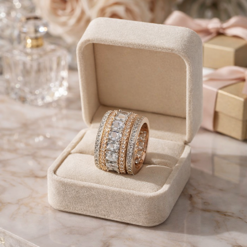 Luméa Two-Tone Statement Ring