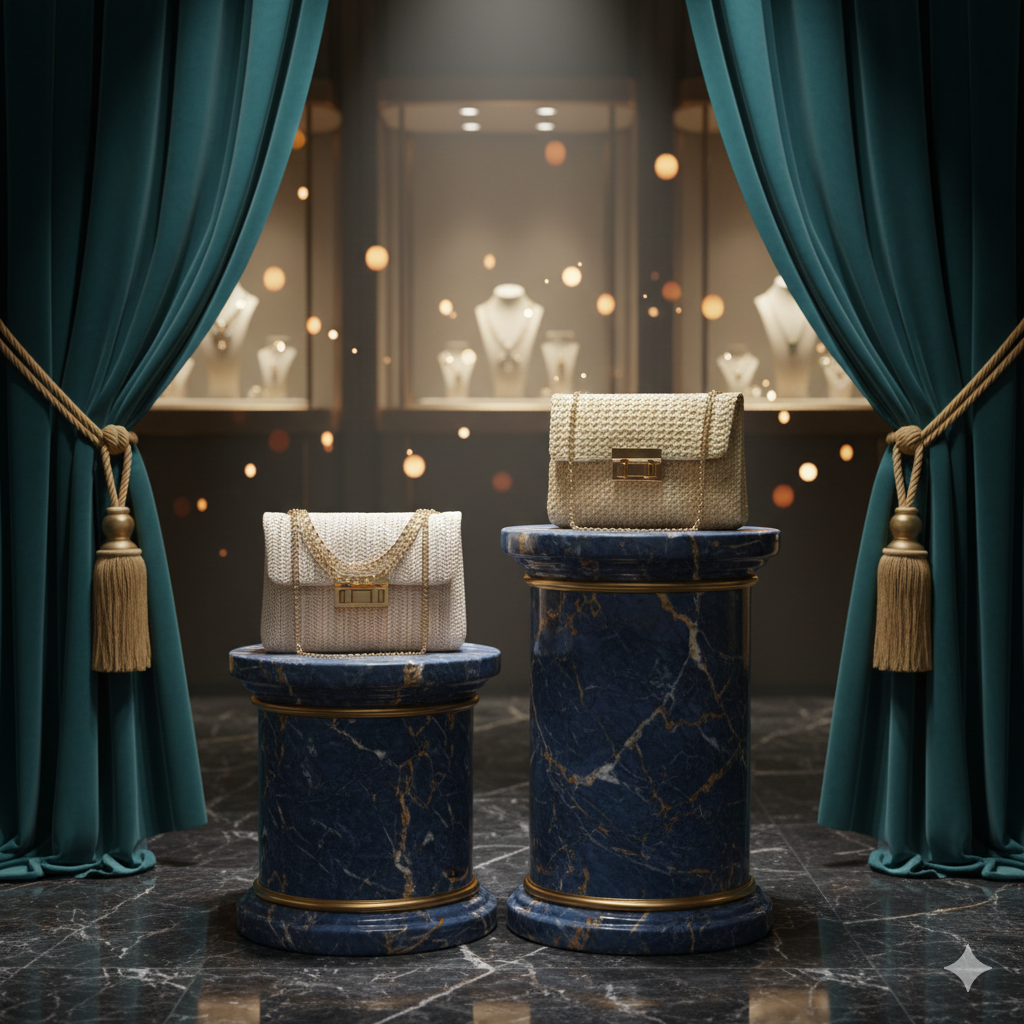 Riviera Straw Lock – Classic Chic Crossbody