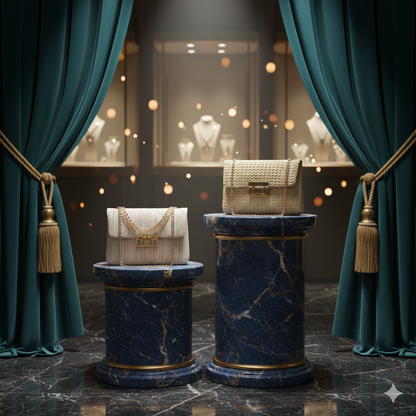 Riviera Straw Lock – Classic Chic Crossbody