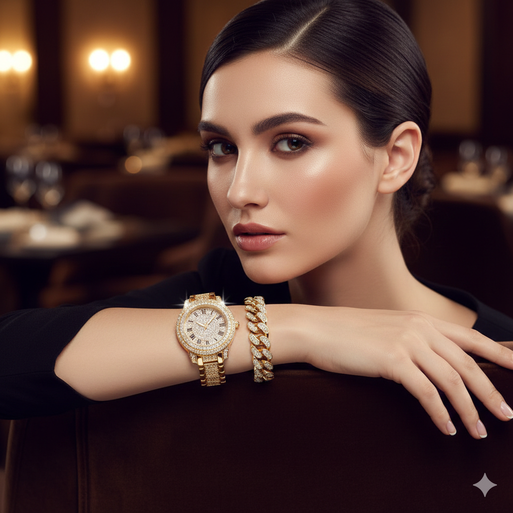 Solène Rhinestone Duo Collection