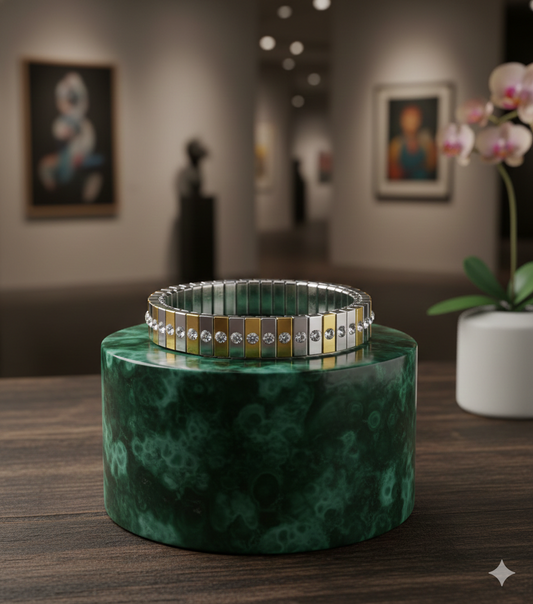 LuxeFlex Crystal Bracelet