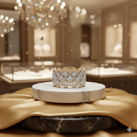 Éclat Hollow Luxe Ring