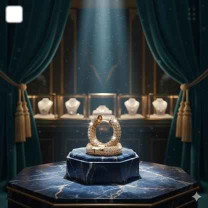 Éclat Pavé Earrings