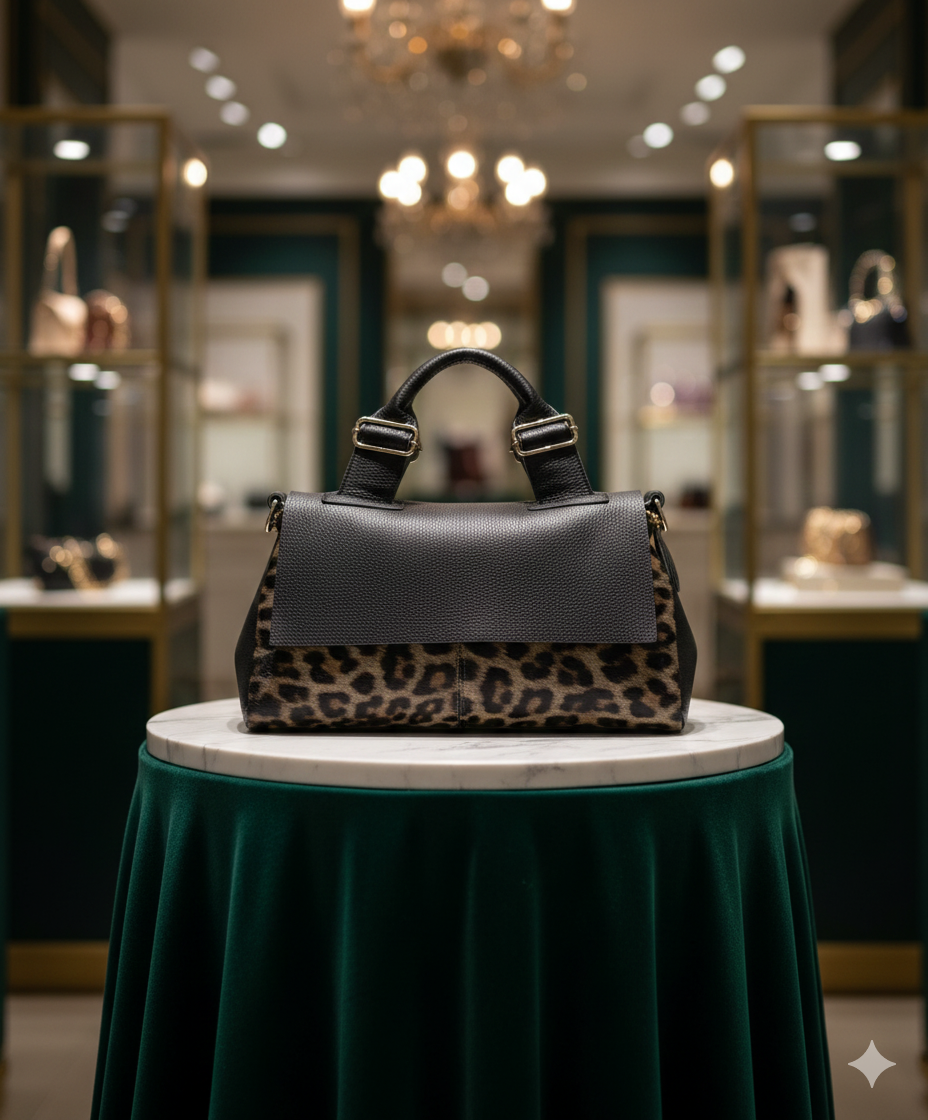 Savéra Leopard Office Tote