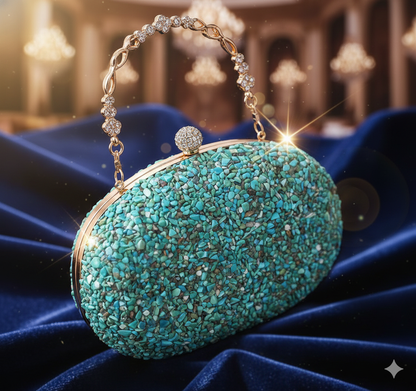 Diamond Dream Round Sequin Bag