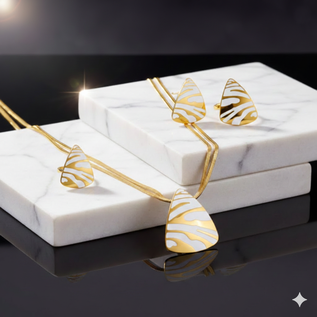 Tigré Blanc Jewelry Set