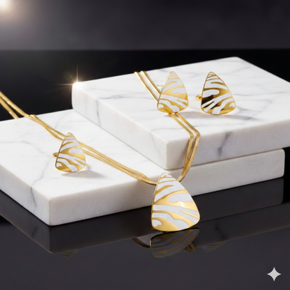 Tigré Blanc Jewelry Set