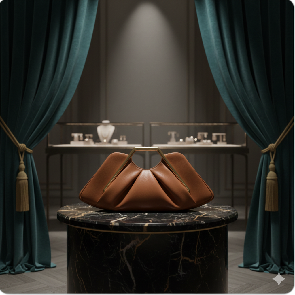 Veloura Brown Cloud Bag