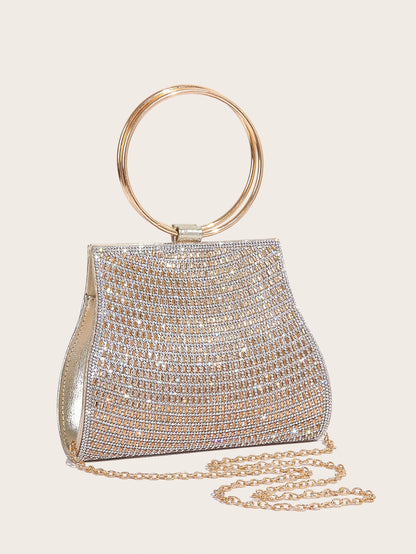 Celestia Diamond Evening Bag – Luxe Crystal Clutch