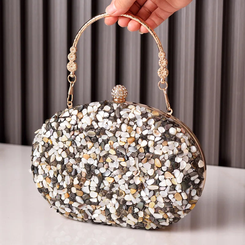 Diamond Dream Round Sequin Bag