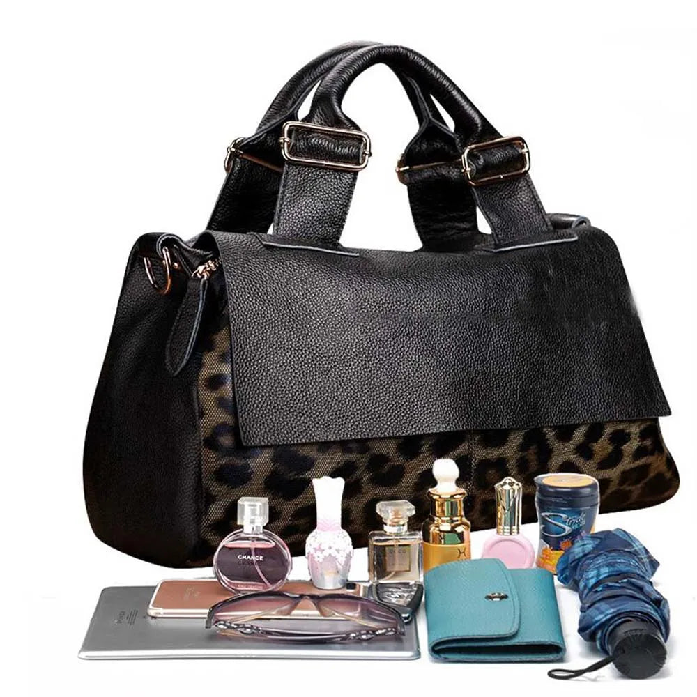 Savéra Leopard Office Tote
