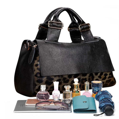 Savéra Leopard Office Tote