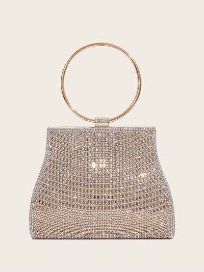 Celestia Diamond Evening Bag – Luxe Crystal Clutch