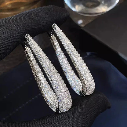Celesté Luxe Zircon Hoops