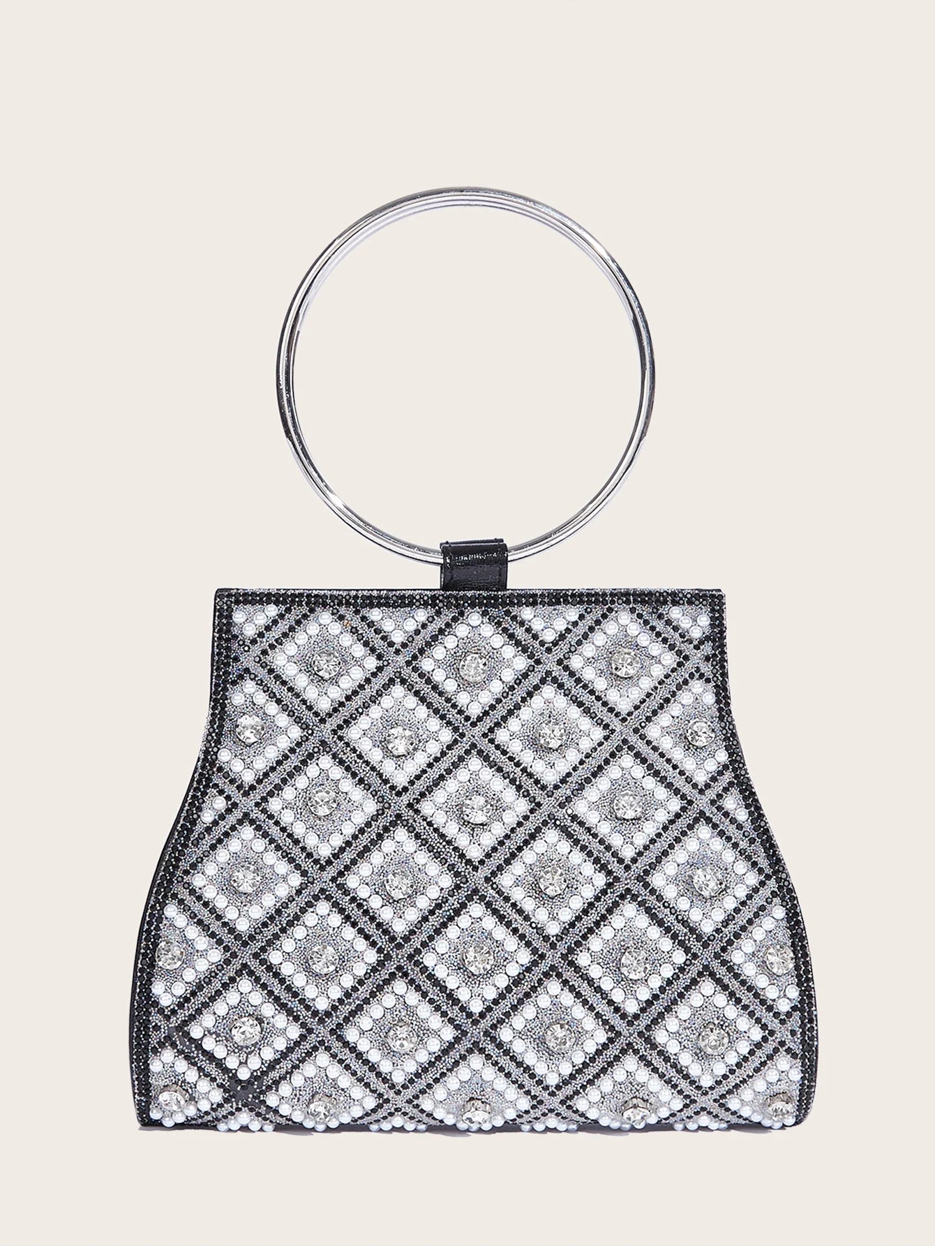 Celestia Diamond Evening Bag – Luxe Crystal Clutch