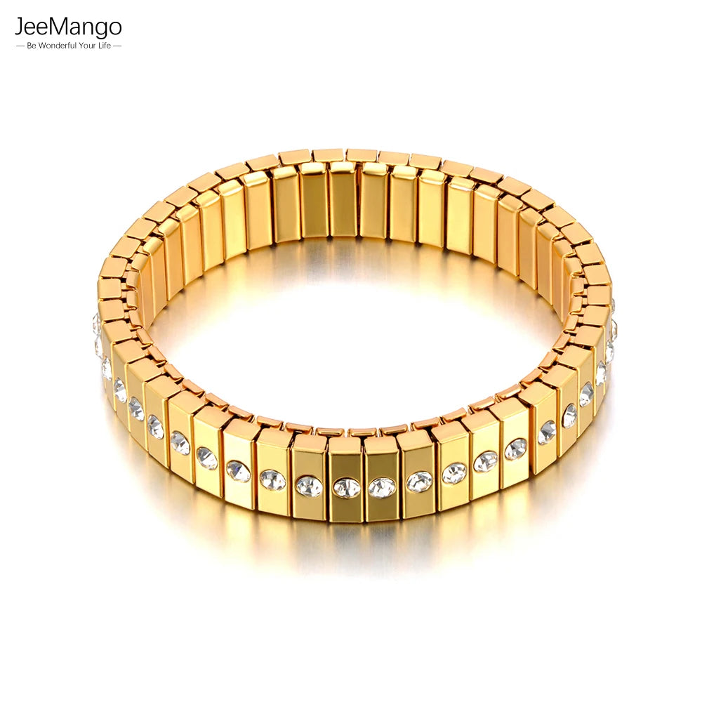 LuxeFlex Crystal Bracelet