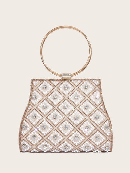 Celestia Diamond Evening Bag – Luxe Crystal Clutch