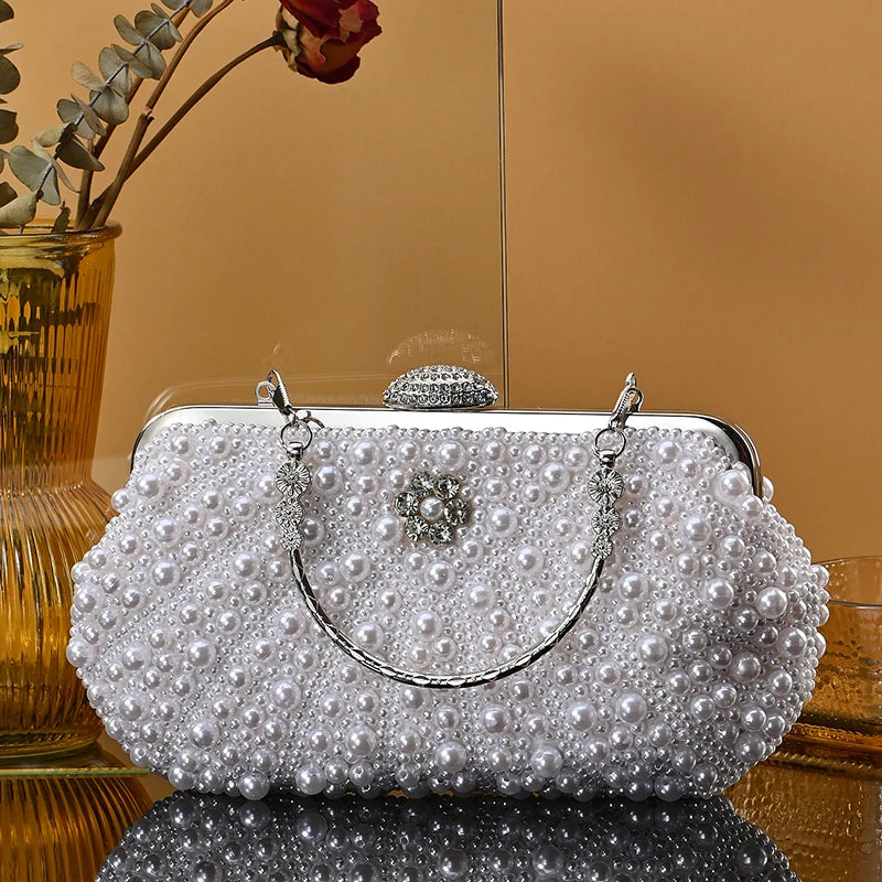 Aveline Pearl Ceremony Clutch