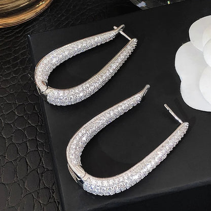 Celesté Luxe Zircon Hoops