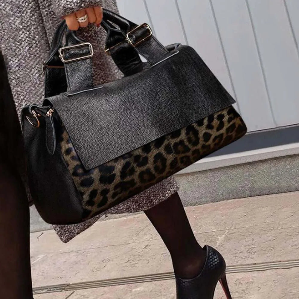 Savéra Leopard Office Tote