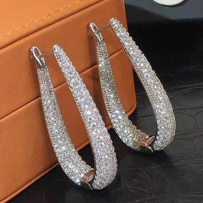 Celesté Luxe Zircon Hoops