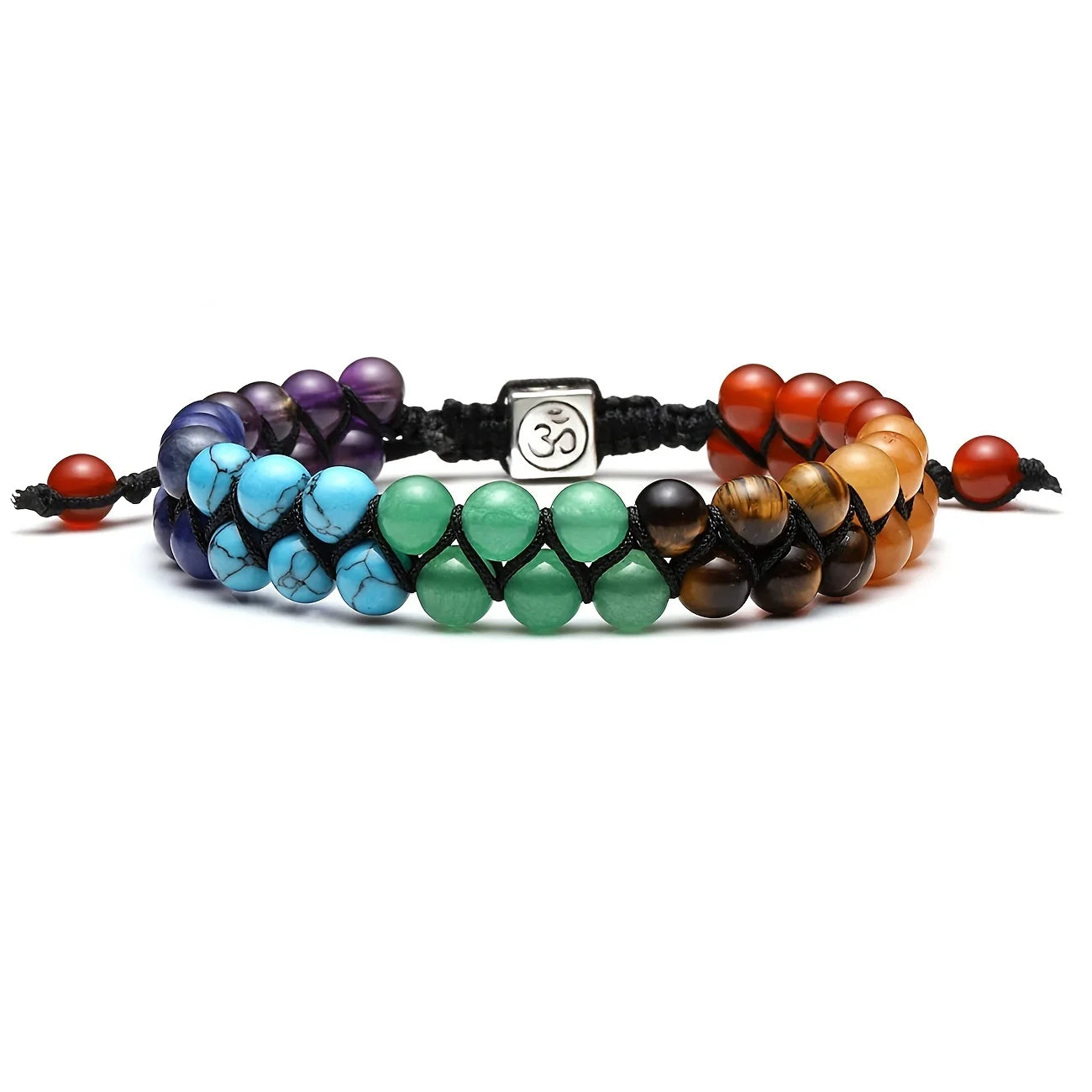 SpiritStones™ – Pulseira Feminina de Cristais Chakras para Relaxamento e Cura Energét iUm acessório espiritual e terapêutico para mulheres que buscam equilíbrio e serenidade.