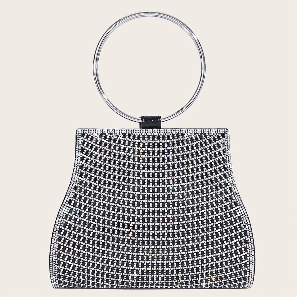 Celestia Diamond Evening Bag – Luxe Crystal Clutch