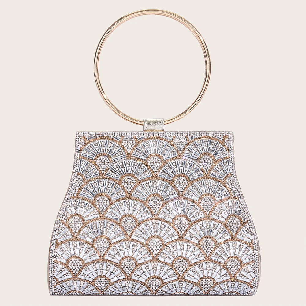 Celestia Diamond Evening Bag – Luxe Crystal Clutch