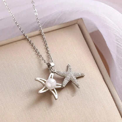 Ocean Gold Star Necklace