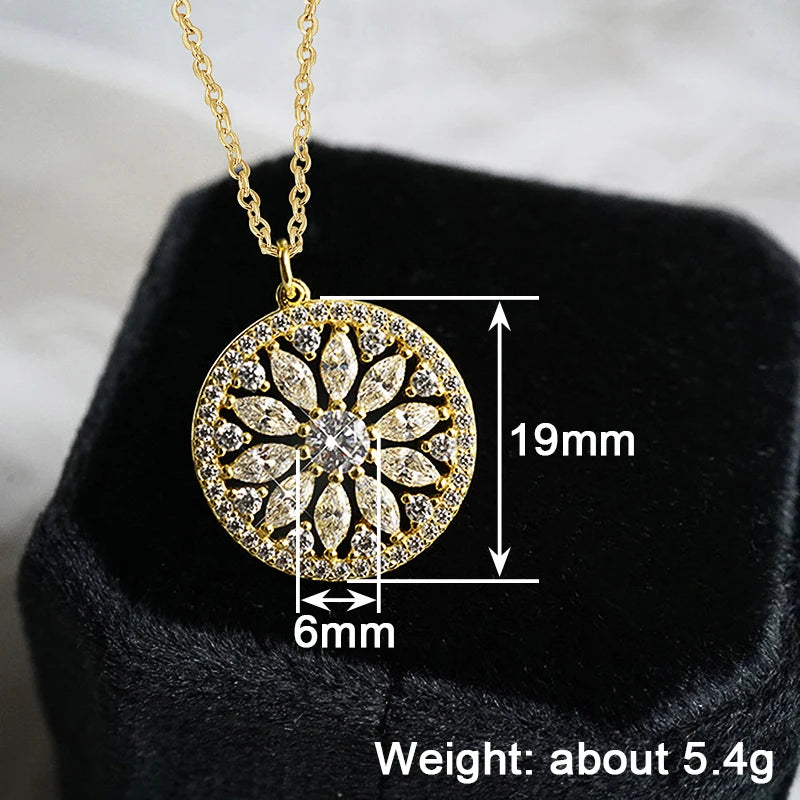 Soléa Lumière Sunflower Necklace