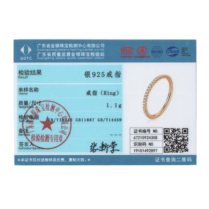 Eternal Sparkle Silver Band