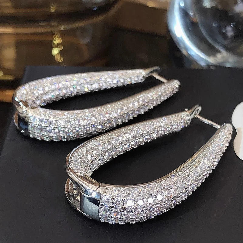 Celesté Luxe Zircon Hoops