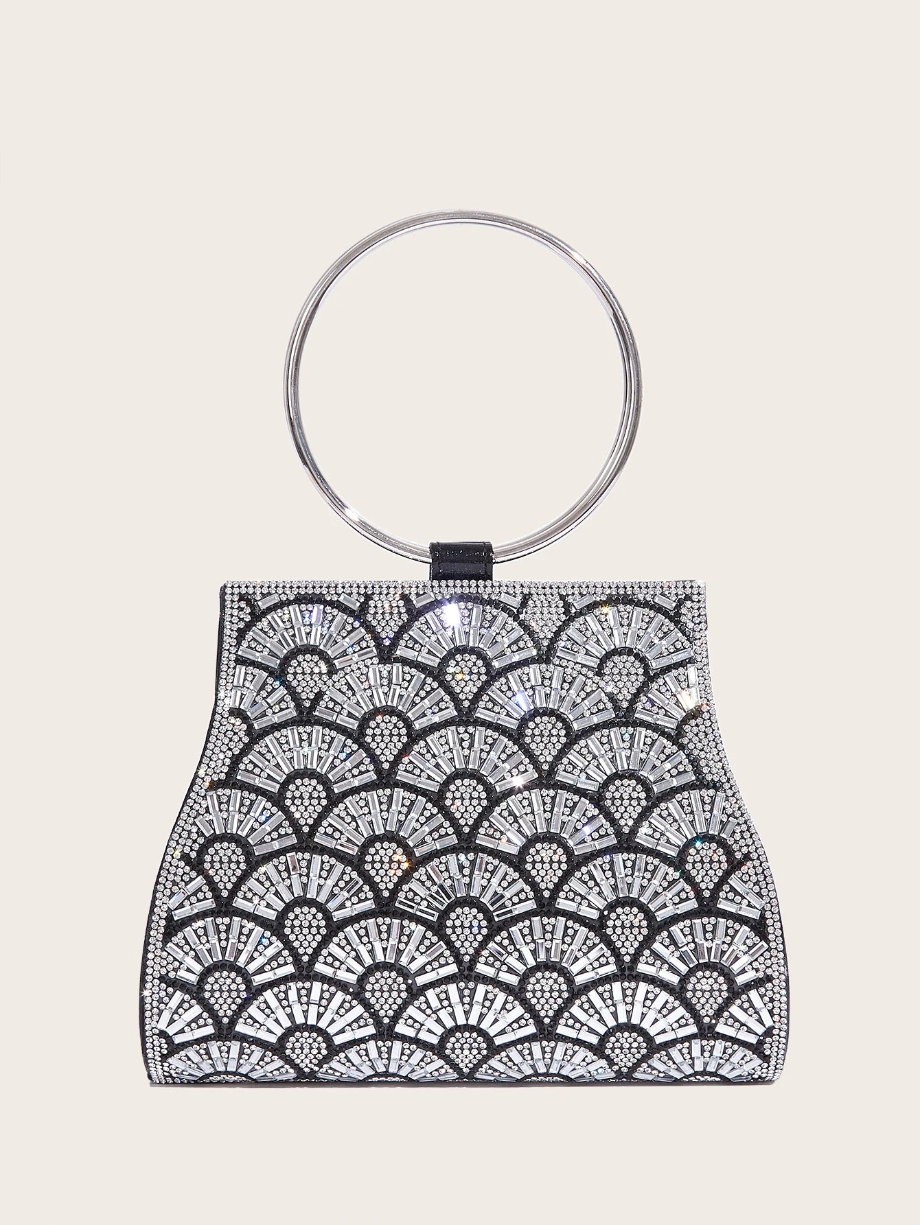 Celestia Diamond Evening Bag – Luxe Crystal Clutch