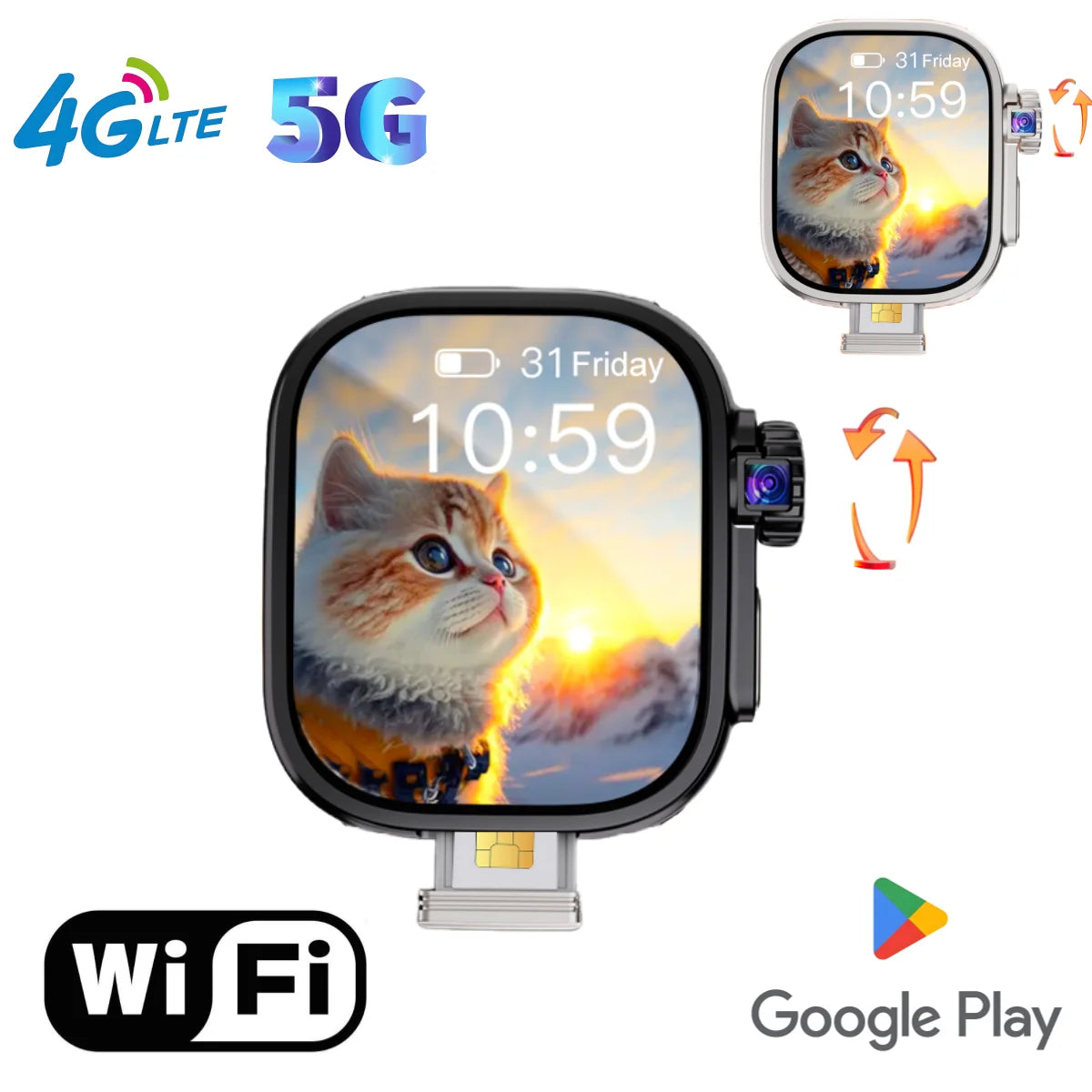 OmniView JC02 Pro™- O Smartwatch que substitui o celular!