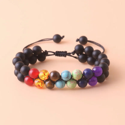 SpiritStones™ – Pulseira Feminina de Cristais Chakras para Relaxamento e Cura Energét iUm acessório espiritual e terapêutico para mulheres que buscam equilíbrio e serenidade.