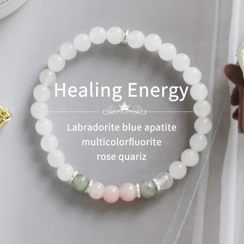 SoulTrio™ – Pulseira Espiritual com Pedra da Lua, Labradorita e Quartzo Rosa.
Três pedras, uma jornada: calma, renascimento e amor próprio em cada detalhe