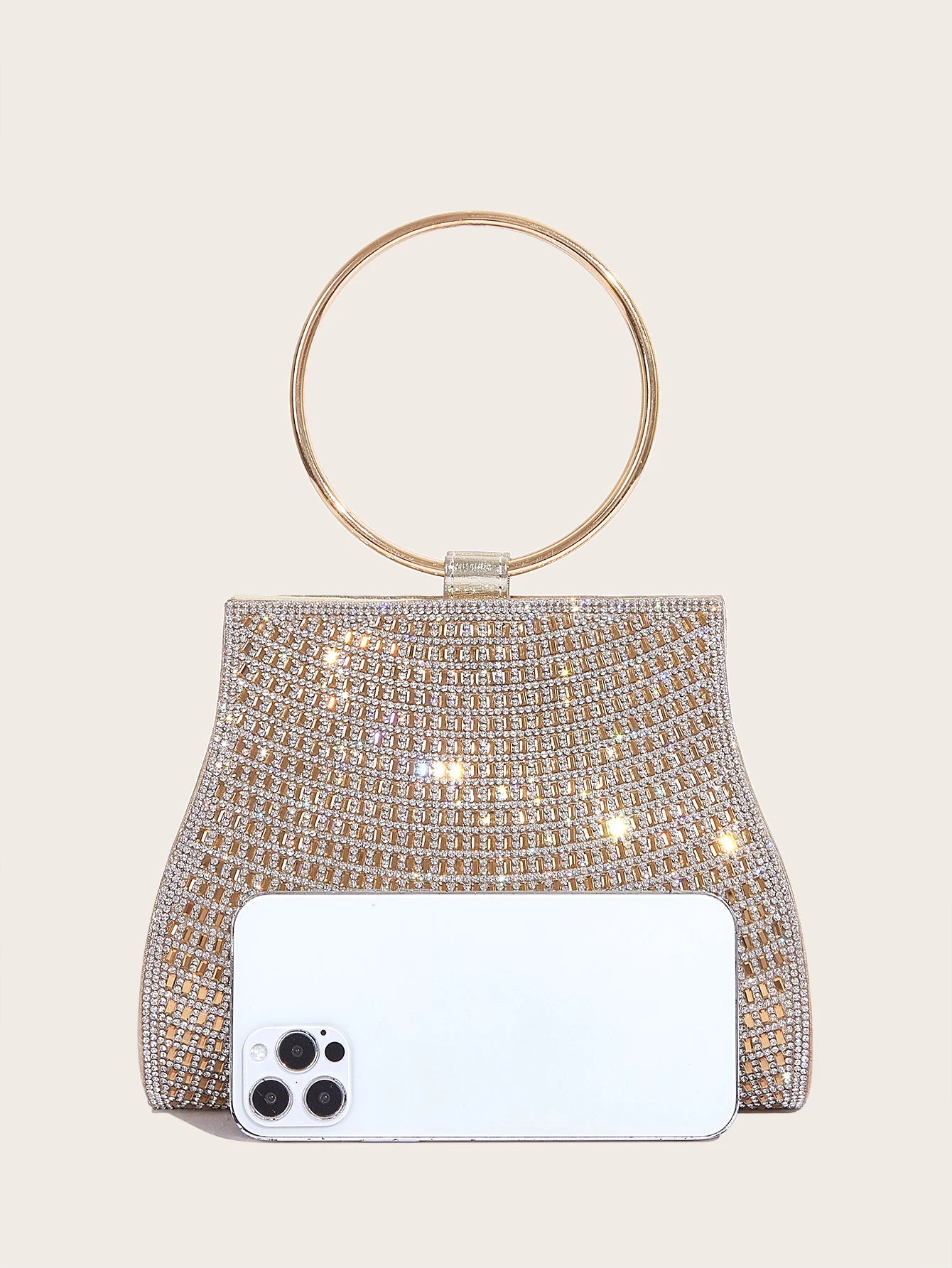 Celestia Diamond Evening Bag – Luxe Crystal Clutch