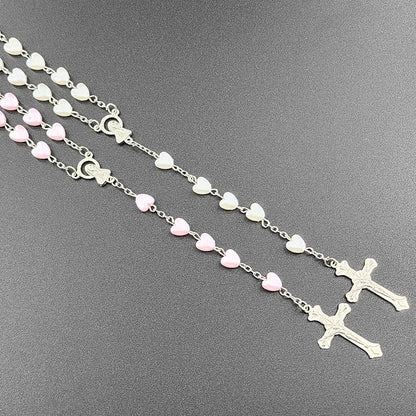 Divine Heart Rosary Necklace