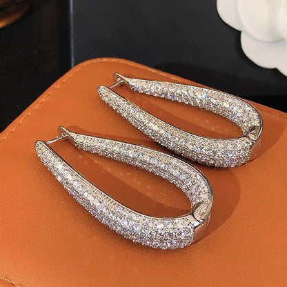 Celesté Luxe Zircon Hoops