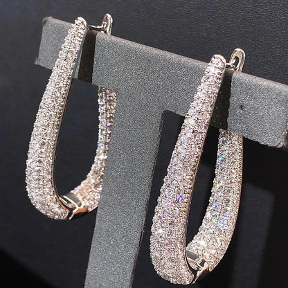 Celesté Luxe Zircon Hoops
